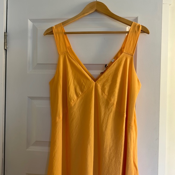 VINCE. Summer dress extra large peach/orange - Picture 5 of 15